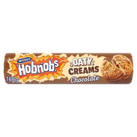 McVitie's Hobnobs Chocolate Cream Biscuits 160g | Chocolate Biscuits ...