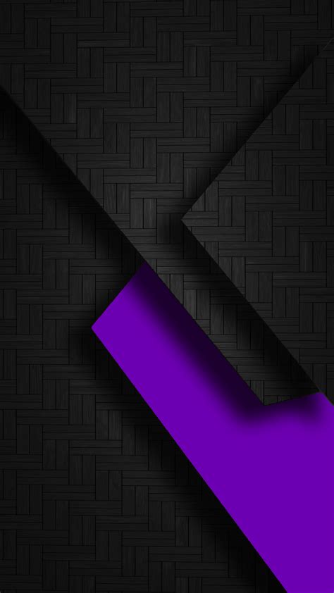 Material Wallpaper purple | Purple geometric wallpaper, Black and ...