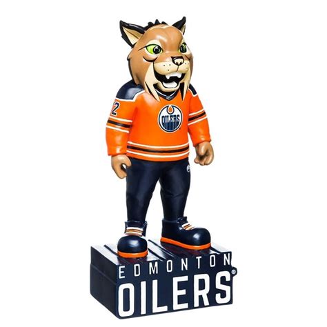 Edmonton Oilers, Mascot Statue | Edmonton oilers, Oilers, Team mascots