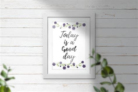 Printable Quote Inspirational Wall Art Today is A Good Day - Etsy