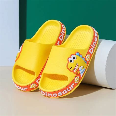 Kids Dinosaur Crocs Yellow Colour - Size 34-35 - Cape Coast Mall