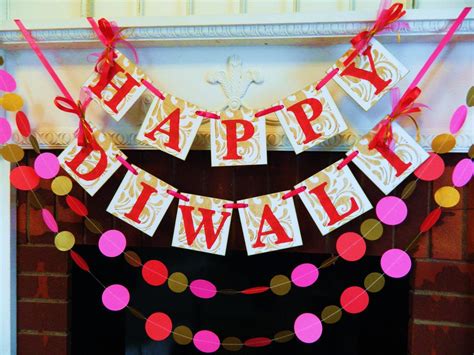 Diwali Decorations Happy Diwali Banner Festival of Lights - Etsy