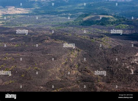 Lava field, Paricutin volcano, state of Michoacan, Mexico, Central ...