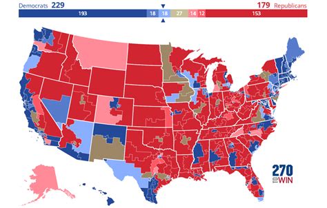 2022 House Prediction Map