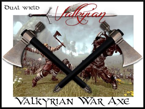 Second Life Marketplace - (boxed) Valkyrian War Axes, Dual wield