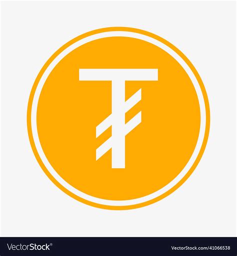 Tugrik icon symbol of mongolian currency Vector Image