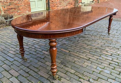 Fine Victorian Mahogany Extending Dining Table 3 Leaves seat 10 | Wickersley Antiques