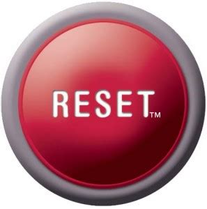 Fresh Start: Time to hit the reset button.