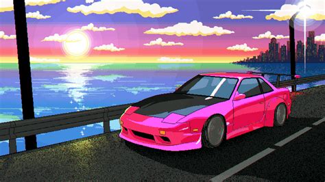 50+ Aesthetic Anime Cars & Driving Looping GIFs | Gridfiti | Car gif, Jdm wallpaper, Jdm