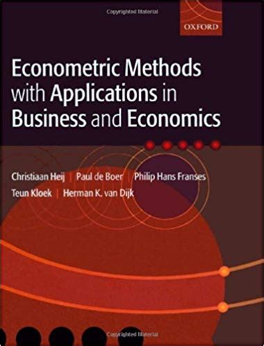 Econometrics: Methods and Applications - CollegeLearners