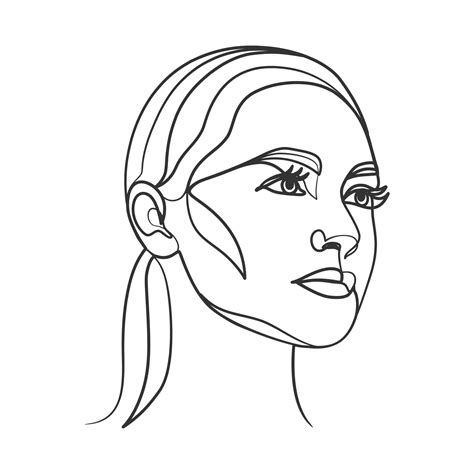 How To Draw A Female Face Profile