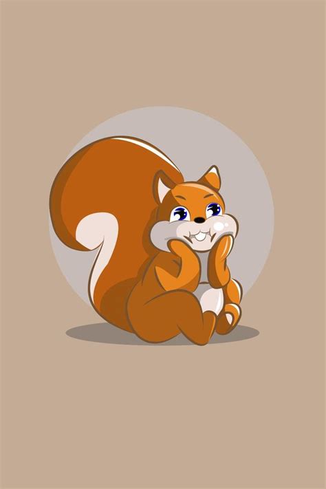 Cute animal squirrel with sad character design illustration 5294675 Vector Art at Vecteezy