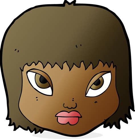 cartoon annoyed face 12276273 Vector Art at Vecteezy