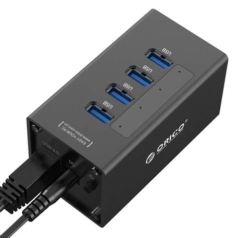 4 Port USB 3.0 HUB with 12V power adapter - Orico