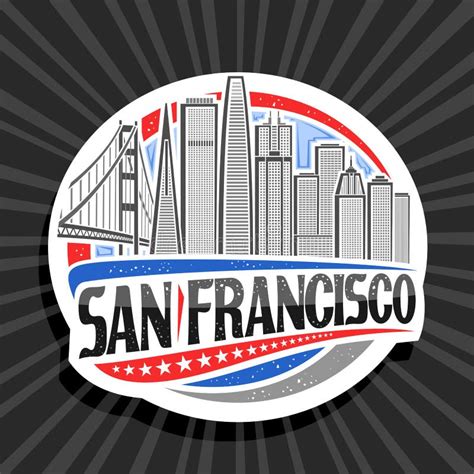 Vector Logo for San Francisco Stock Vector - Illustration of district ...