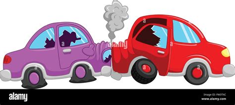 Cartoon car accident Stock Vector Image & Art - Alamy