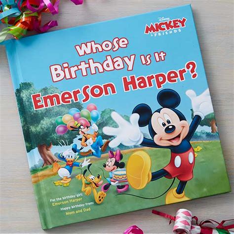 Personalized Mickey Mouse Kids Birt - GiftAdvisor.com