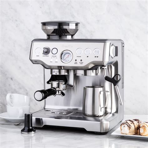 【超歓迎された】 BES870XL 特別価格Breville Barista Steel好評販売中 Stainless Brushed ...