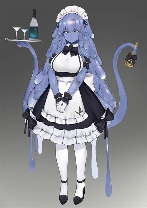 Slime Maid [Original] : animemaids | Fantasy character design, Anime ...