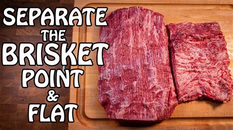 Trimming and Separating the Brisket Point and Flat | Detailed Step by Step | 4k - YouTube