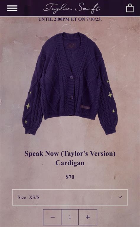 Speak Now cardigan : r/TaylorSwiftMerch