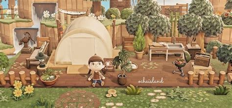 20 ACNH Campsite Design Ideas For Inspiration – FandomSpot | Animal crossing, Animal crossing ...