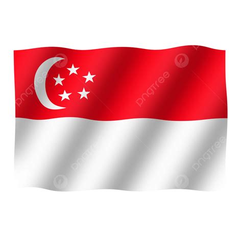 Singapore Flag, Singapore Day, Singapore Illustration, Singapore Vector PNG Transparent Clipart ...