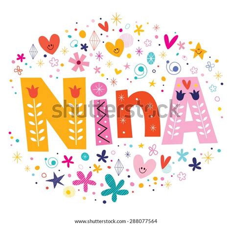 88 Nina Name Image Images, Stock Photos, 3D objects, & Vectors | Shutterstock