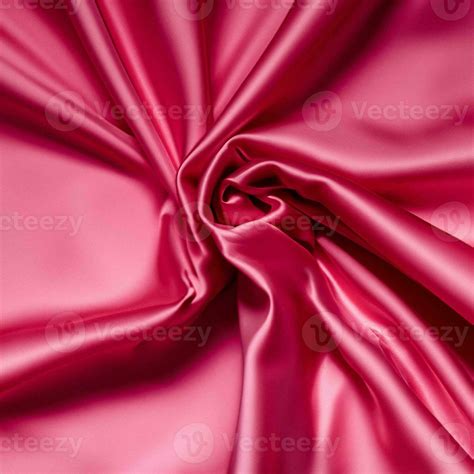 AI generated Delicate silk fabric. Curled silk fabric. Uniform silk ...