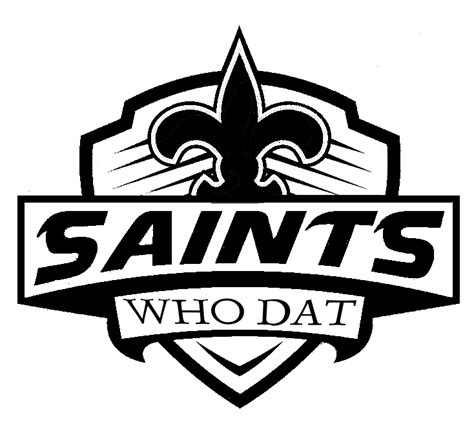 New Orleans Saints Who Dat Football Decal Sticker Car Truck Laptop ...