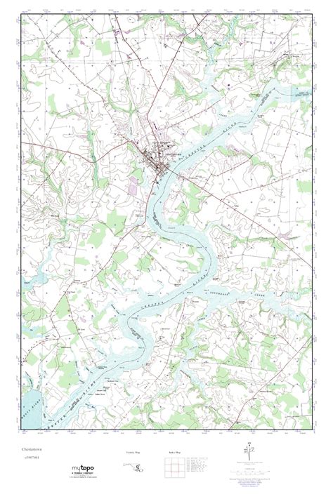 MyTopo Chestertown, Maryland USGS Quad Topo Map