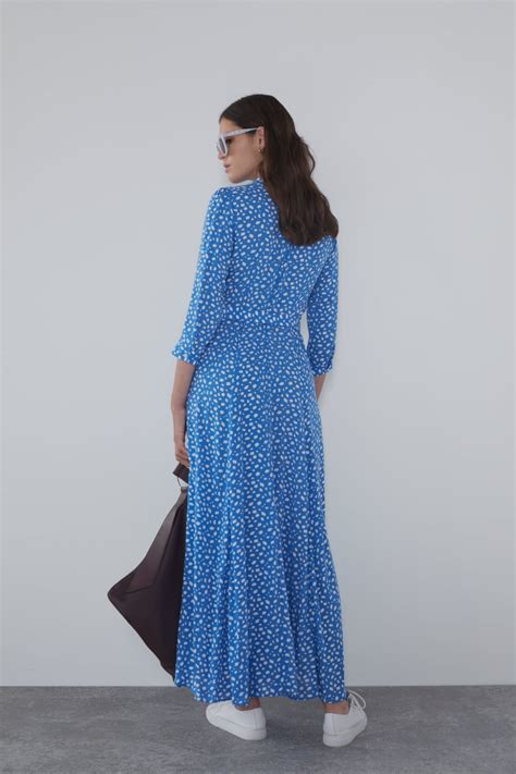 LONG PRINTED DRESS - View all-DRESSES-WOMAN | ZARA United States ...