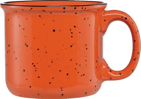 14 Oz. Camper Ceramic Mug - Orange - Highest Honor