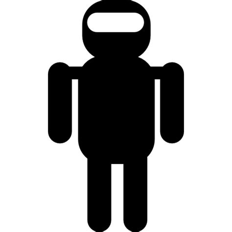 Robot silhouette variant - Free technology icons