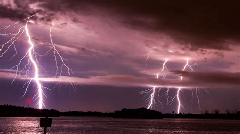 Lightning: Longest strike by time and length