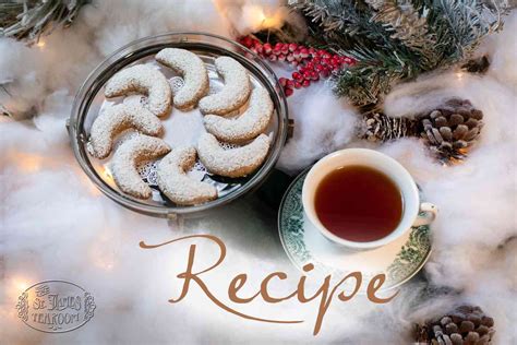 Crescent Pecan Christmas Cookies Recipe - The St. James Tearoom