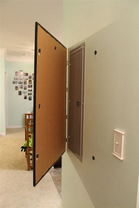 DIY decorative electrical box cover | Apartment decorating rental, Cover electrical panel ...