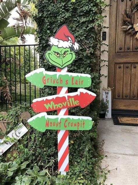 Decoración de Navidad sobre El Grinch | Grinch christmas decorations ...