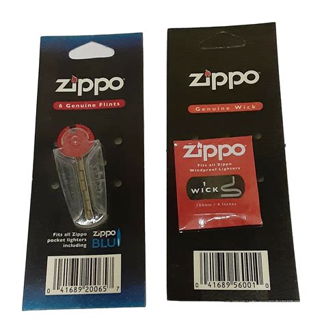 Genuine Zippo Lighter Flint and Zippo Lighter Wick Combo. – Flint ...