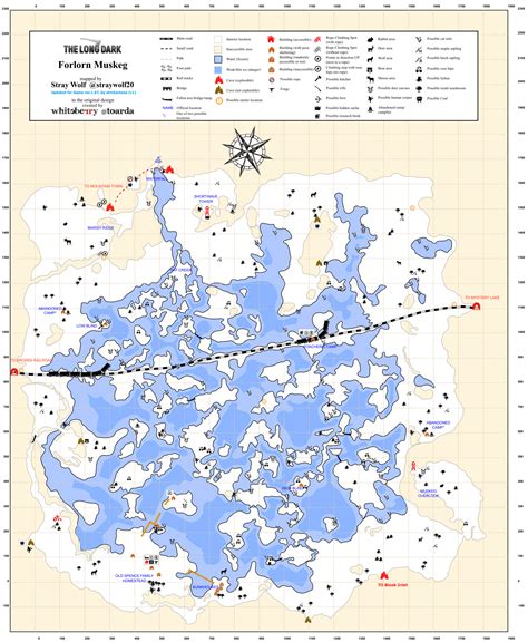 Region Maps and Transition Zones - The Long Dark - Guide Stash