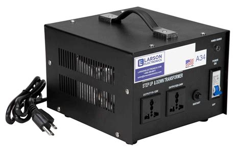 Larson Electronics - 2 KVA Voltage Converter Transformer - 110-220V to 110-220V 1PH - (1) 220V ...