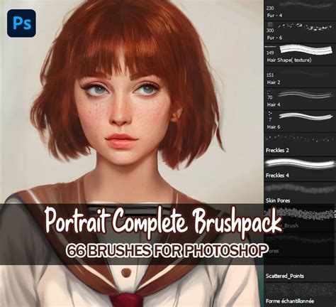 Photoshop Portrait Complete Brush Pack by FantasyUniverseArt on DeviantArt