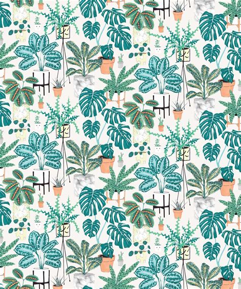 House Plants • Bright & Bold Botanical Wallpaper • Milton & King