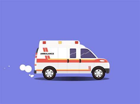 Ambulance gif (27 pictures) | fannypic.club | Ambulance, Motion design animation, Animated gif