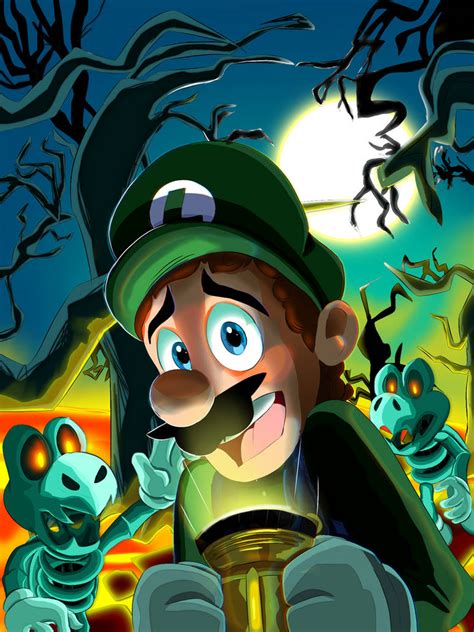 Luigi poster Redraw by MariyahtheHedgehog12 on DeviantArt