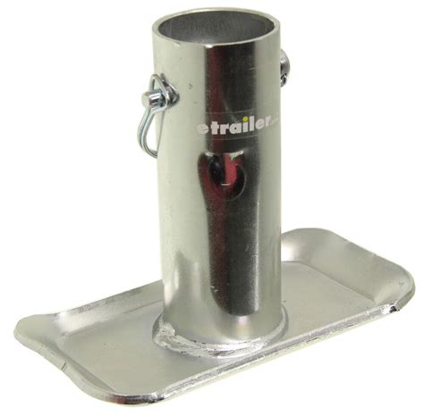 Replacement Square Footplate for Bulldog Round Trailer Jack w/2" Inner ...