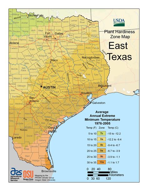 Us Growing Zone Map Printable Usda Hardiness Zones New Us Climate - Texas Growing Zone Map ...