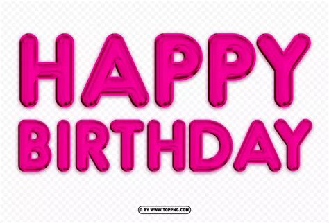 Pink Happy Birthday, Balloon Clipart, Png Format, Free Png, High Quality Design, Free Images ...