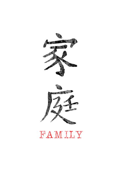 Chinese symbol of family Painting by Art Galaxy - Fine Art America