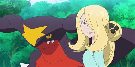 Pokémon Journeys: Cynthia's Massages May Be Behind Garchomp's Strength